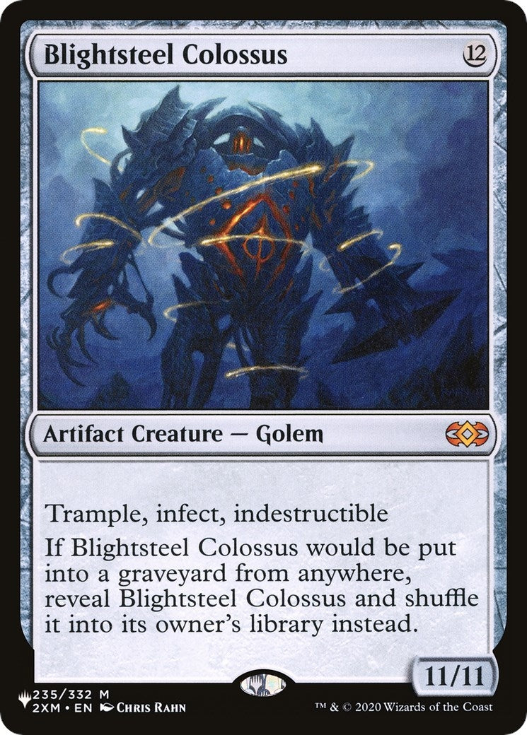 Image for Blightsteel Colossus (235/332) [The List Reprints] - Magic: The Gathering