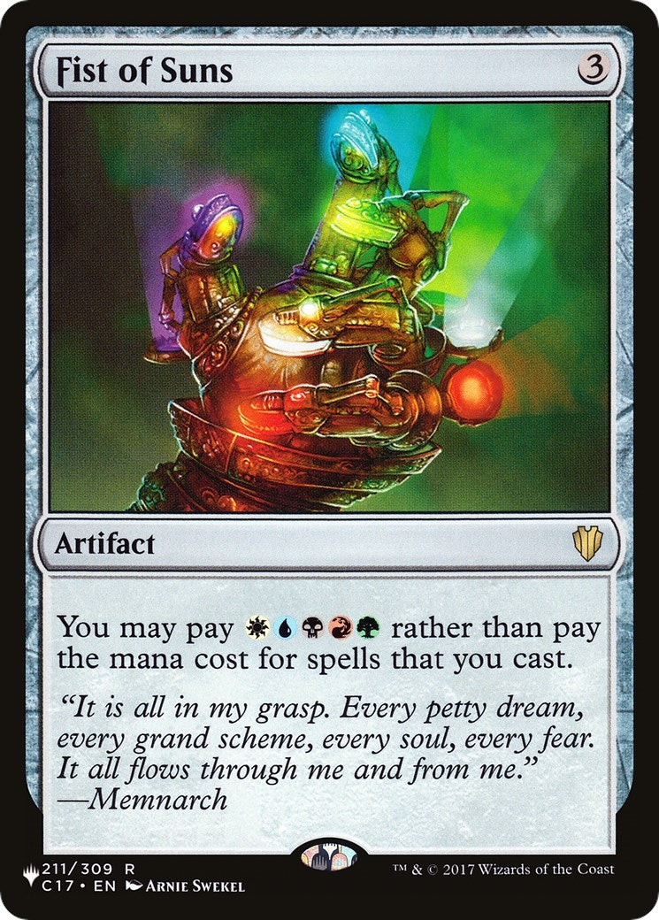 Image for Fist of Suns (211/309) [The List Reprints] - Magic: The Gathering