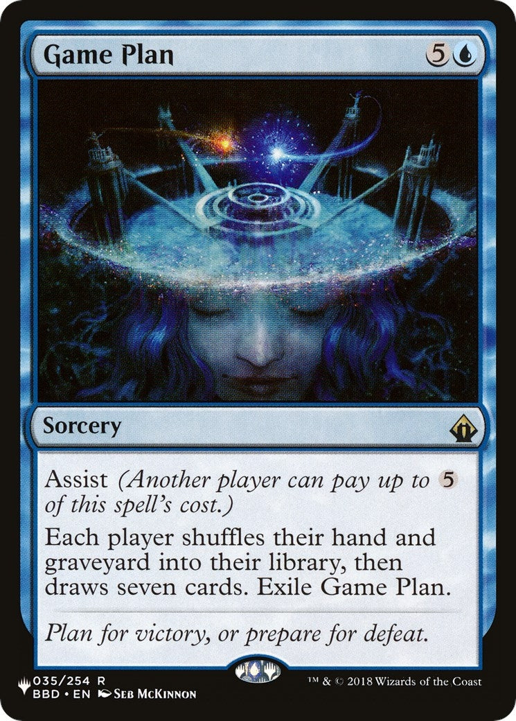 Image for Game Plan (035/254) [The List Reprints] - Magic: The Gathering