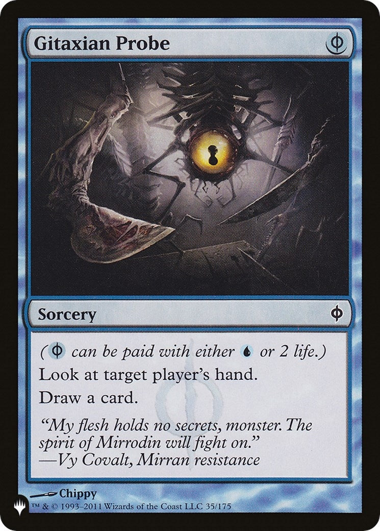 Image for Gitaxian Probe (35/175) [The List Reprints] - Magic: The Gathering