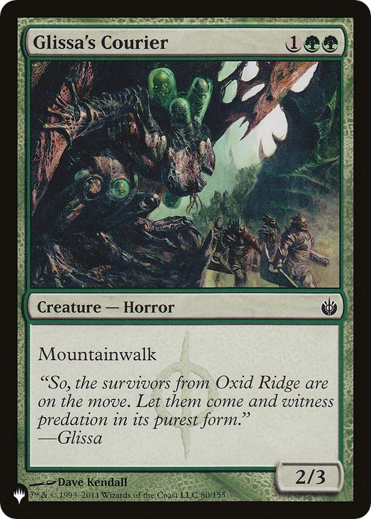 Image for Glissa's Courier (80/155) [The List Reprints] - Magic: The Gathering