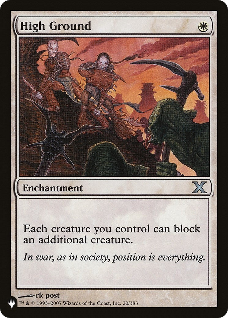 High Ground (20/383) [The List Reprints]