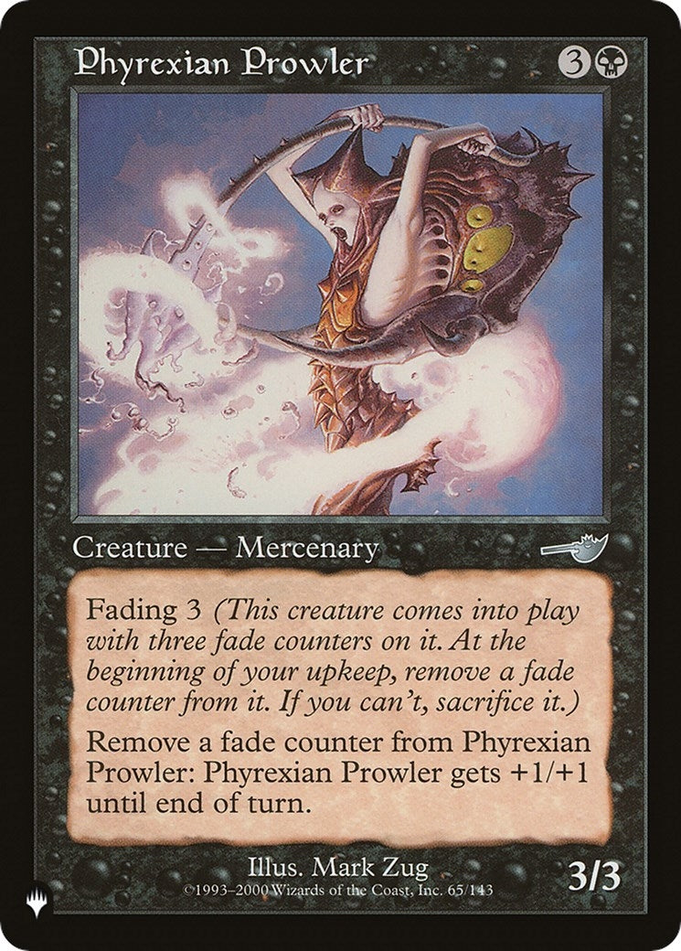 Image for Phyrexian Prowler (65/143) [The List Reprints] - Magic: The Gathering