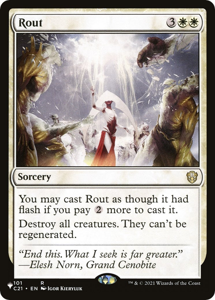 Image for Rout (C21) (101/081) [The List Reprints] - Magic: The Gathering