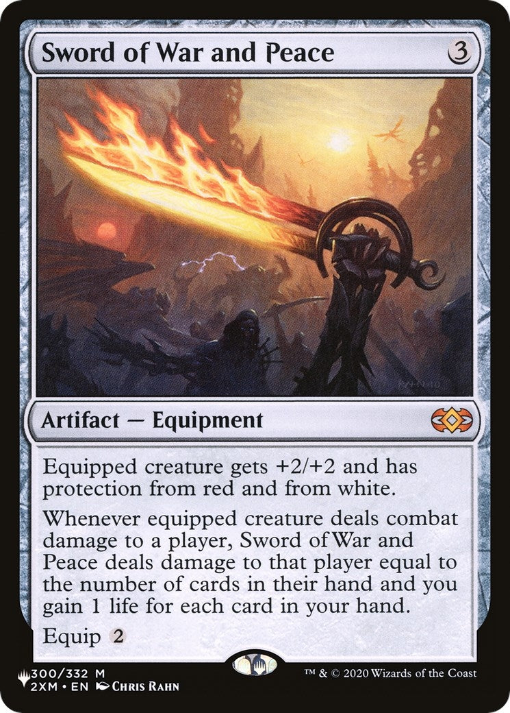 Image for Sword of War and Peace (300/332) [The List Reprints] - Magic: The Gathering