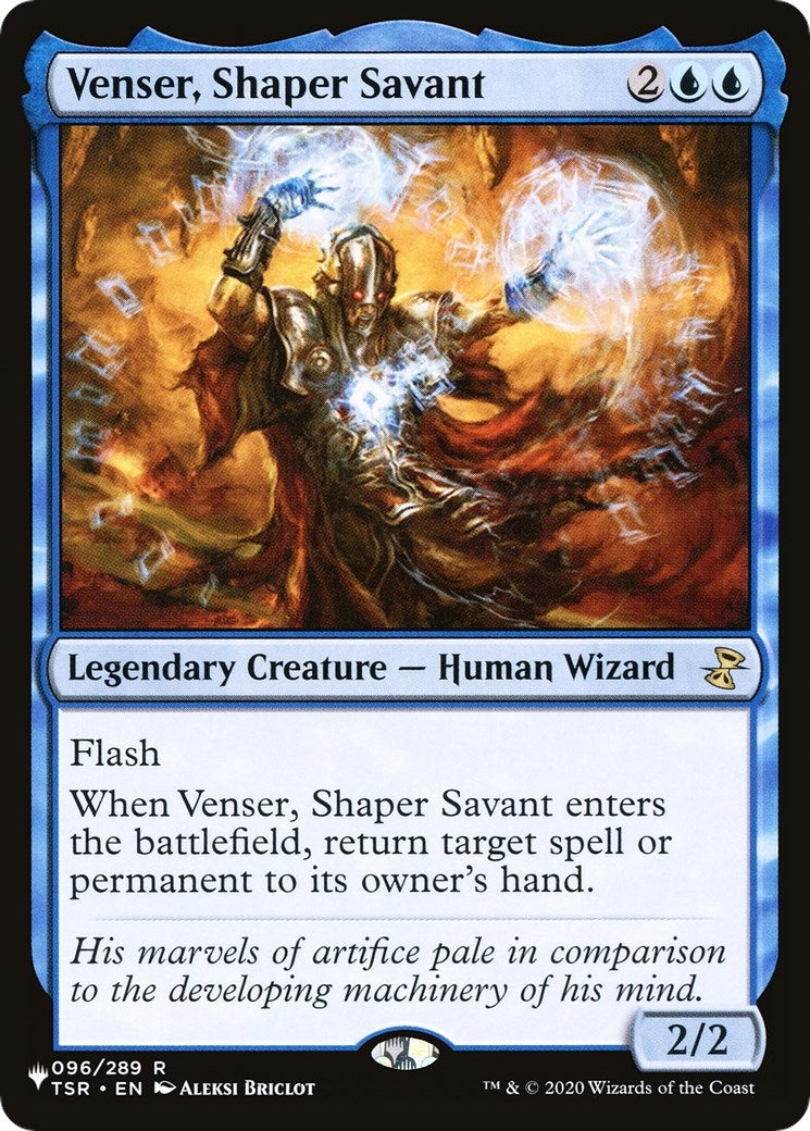 Image for Venser, Shaper Savant (096/289) [The List Reprints] - Magic: The Gathering