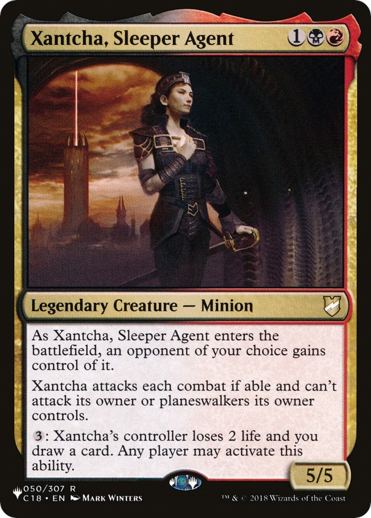 Image for Xantcha, Sleeper Agent (050/307) [The List Reprints] - Magic: The Gathering