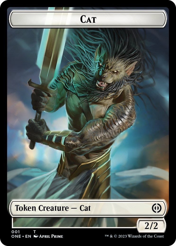 Cat Token (1) [Phyrexia: All Will Be One Tokens]