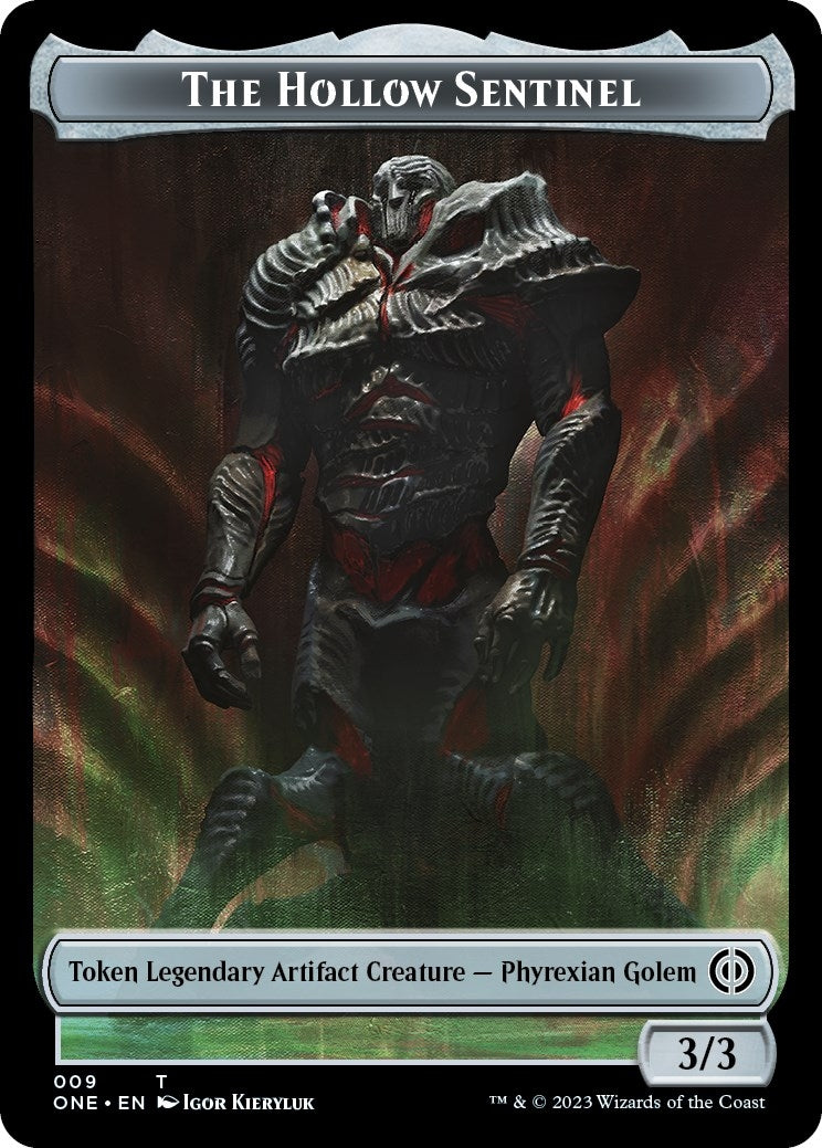 Image for The Hollow Sentinel Token (9) [Phyrexia: All Will Be One] - Magic: The Gathering