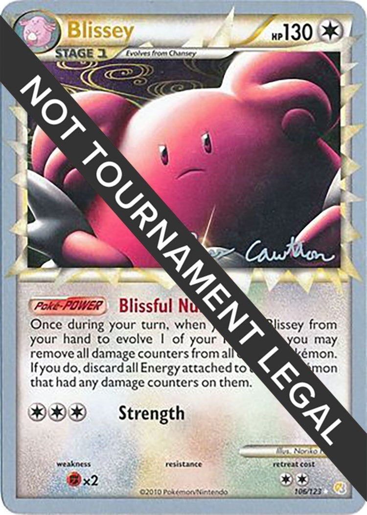 Image for Blissey - 2011 (Ross Cawthon) (106/123) [World Championship Decks] - Pokemon