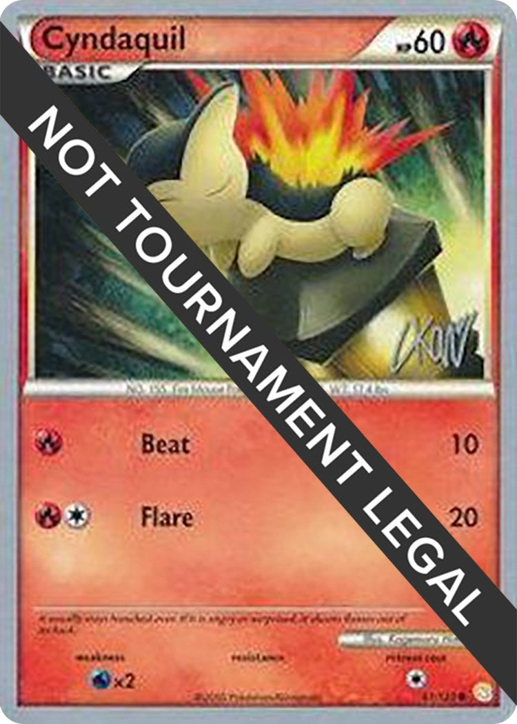 Cyndaquil - 2011 (Christopher Kan) (61/123) [World Championship Decks]