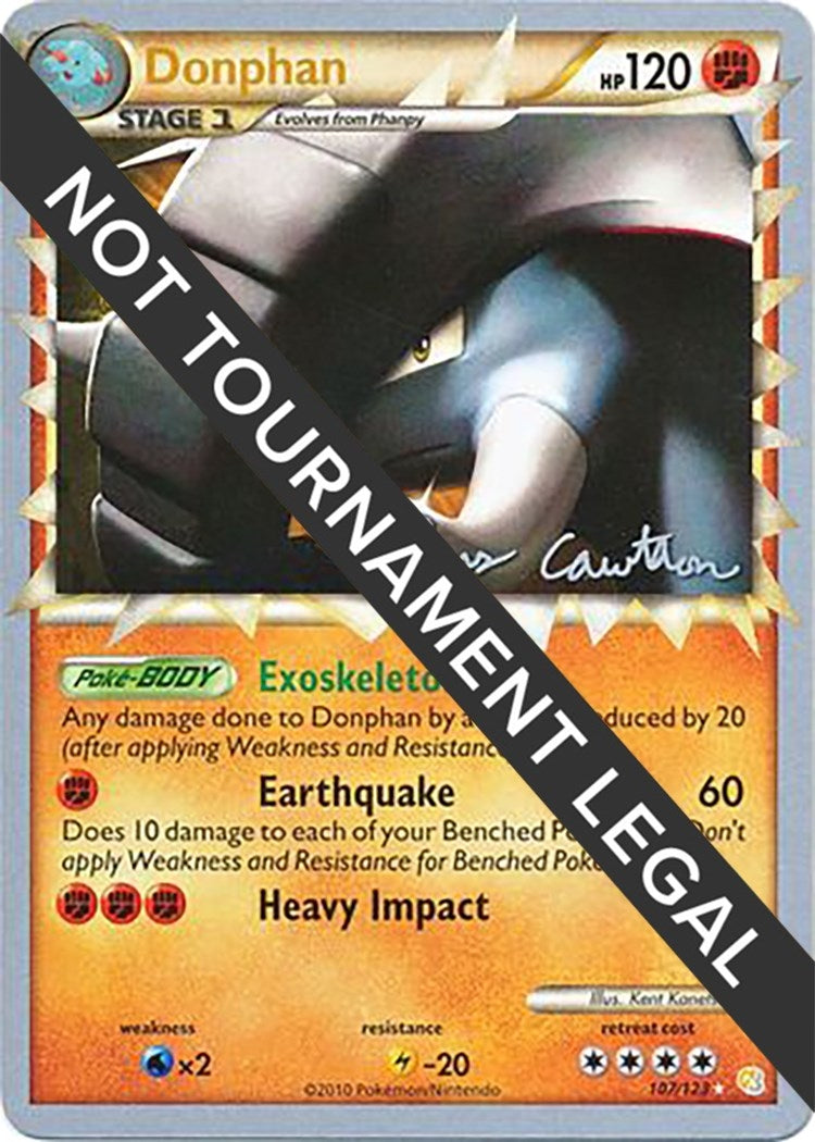 Image for Donphan - 2011 (Ross Cawthon) (107/123) [World Championship Decks] - Pokemon