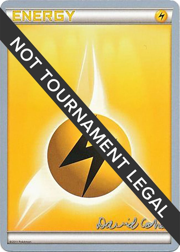 Image for Lightning Energy - 2011 (David Cohen) [World Championship Decks] - Pokemon