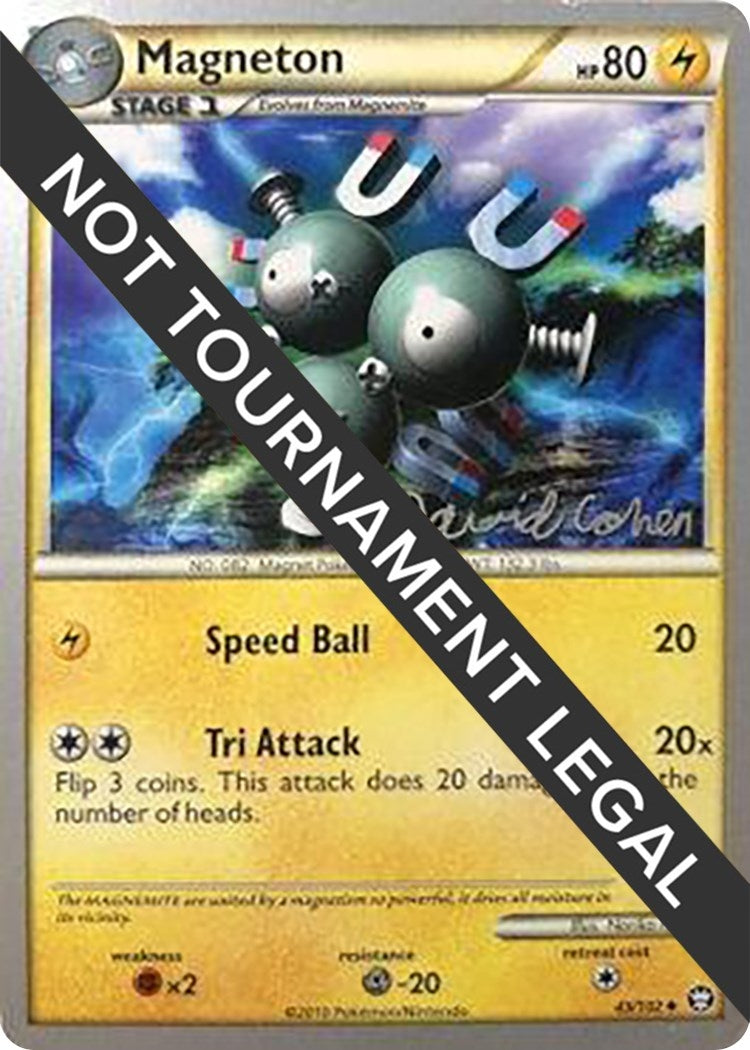 Image for Magneton - 2011 (David Cohen) (43/102) [World Championship Decks] - Pokemon