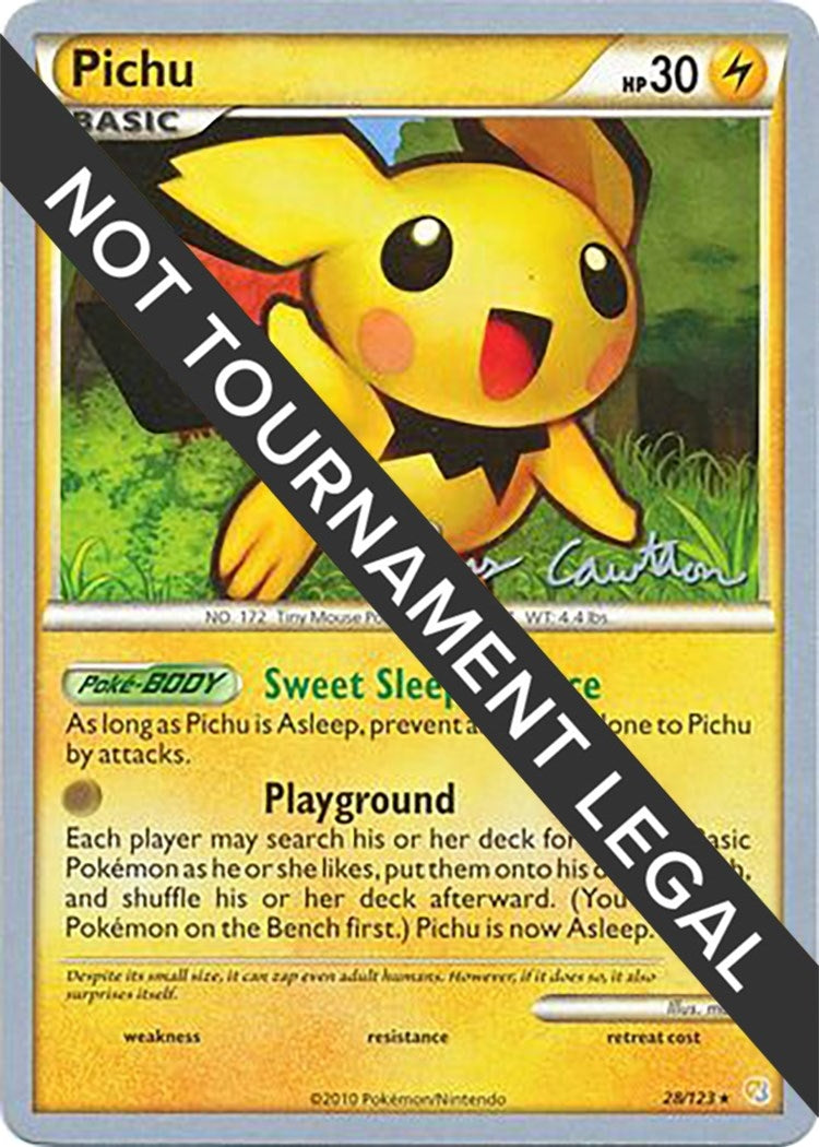 Image for Pichu - 2011 (Ross Cawthon) (28/123) [World Championship Decks] - Pokemon