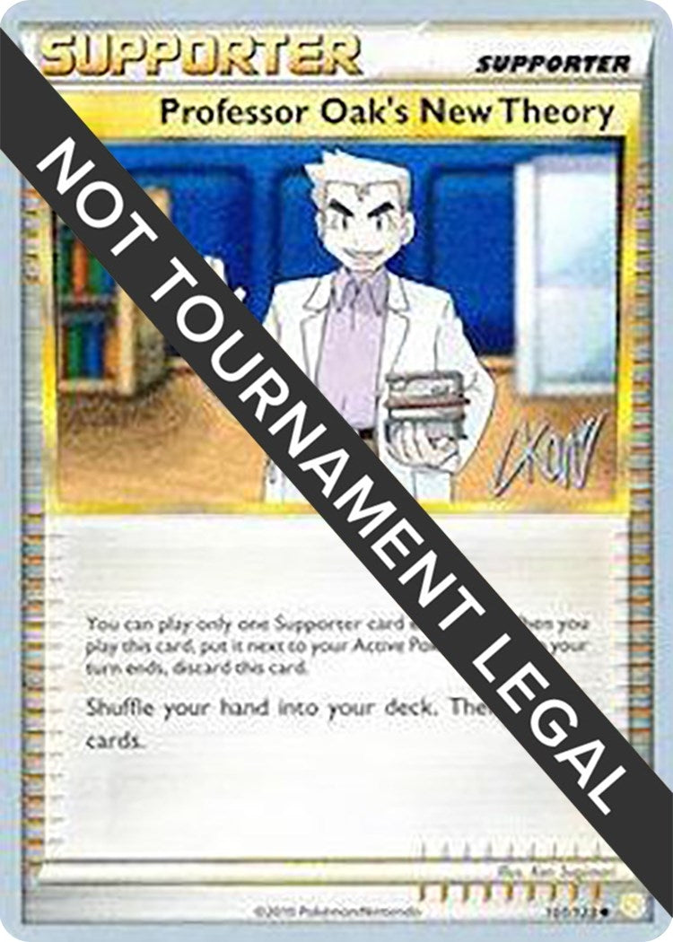 Image for Professor Oak's New Theory - 2011 (Christopher Kan) (101/123) [World Championship Decks] - Pokemon