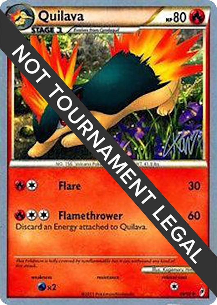 Image for Quilava - 2011 (Christopher Kan) (49/95) [World Championship Decks] - Pokemon