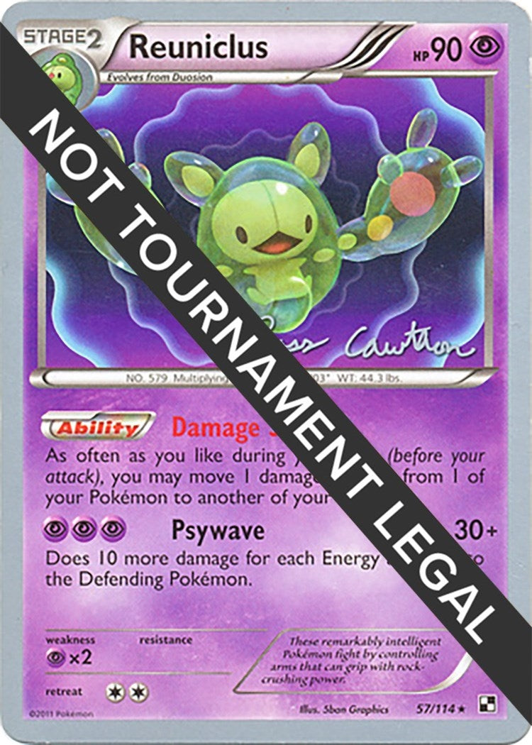 Image for Reuniclus - 2011 (Ross Cawthon) (57/114) [World Championship Decks] - Pokemon