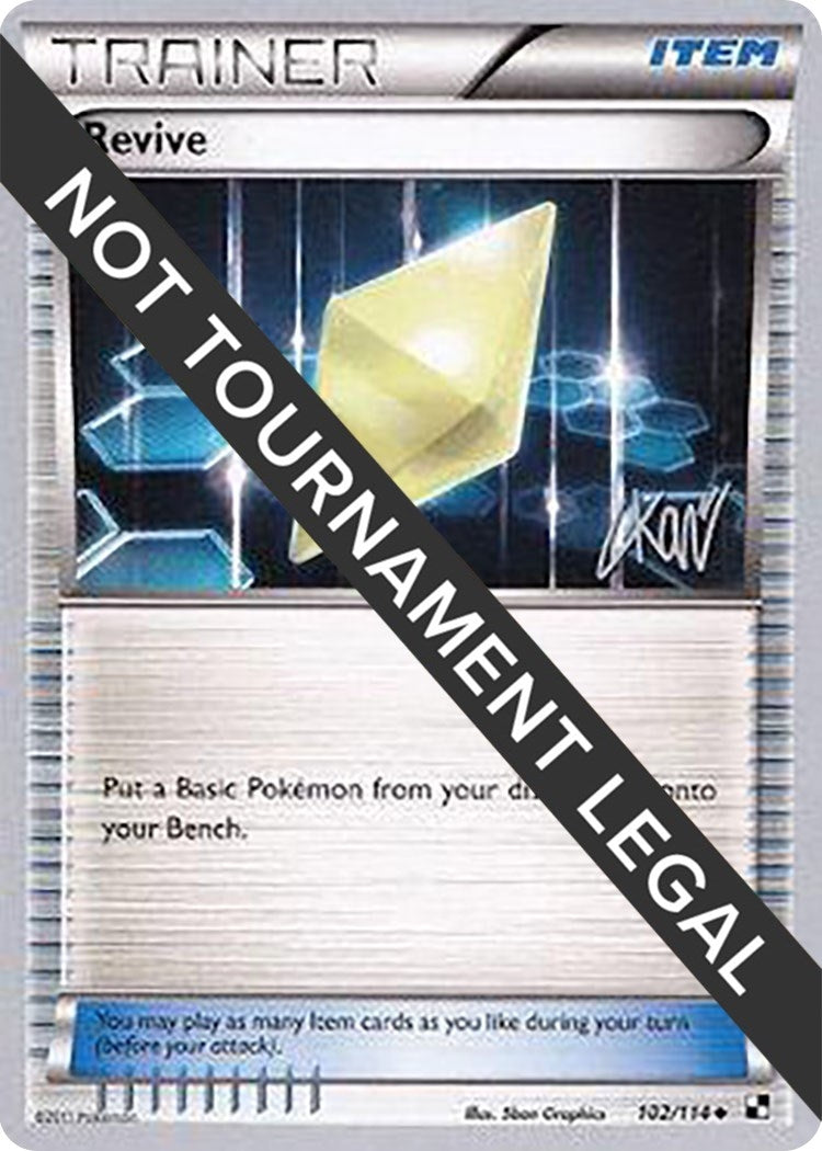 Image for Revive - 2011 (Christopher Kan) (102/114) [World Championship Decks] - Pokemon