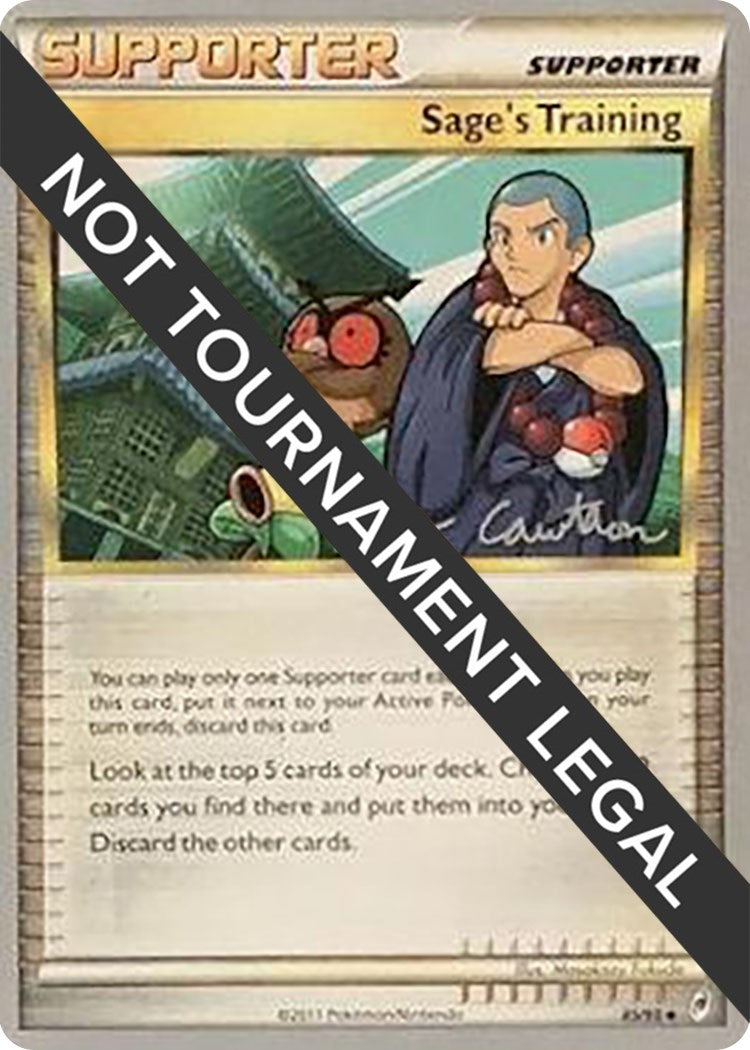 Image for Sage's Training - 2011 (Ross Cawthon) (85/95) [World Championship Decks] - Pokemon