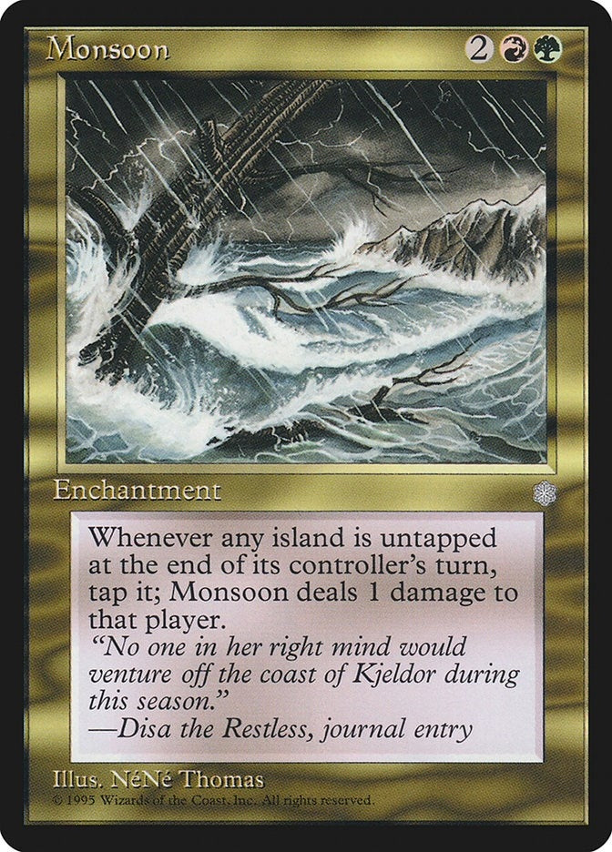 Image for Monsoon (376) [Ice Age] - Magic: The Gathering