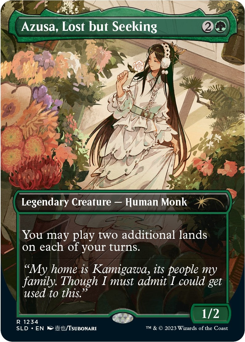 Image for Azusa, Lost but Seeking (1234) [Secret Lair Drop Series] - Magic: The Gathering