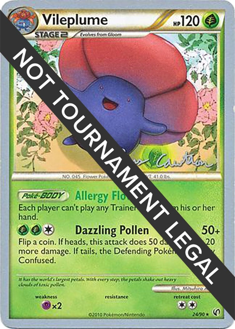 Image for Vileplume - 2011 (Ross Cawthon) (24/90) [World Championship Decks] - Pokemon