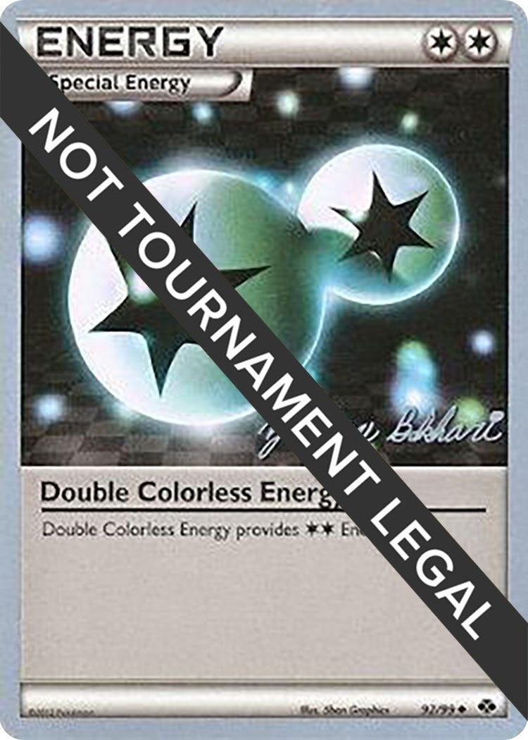 Image for Double Colorless Energy - 2012 (Zachary Bokhari) (92/99) [World Championship Decks] - Pokemon