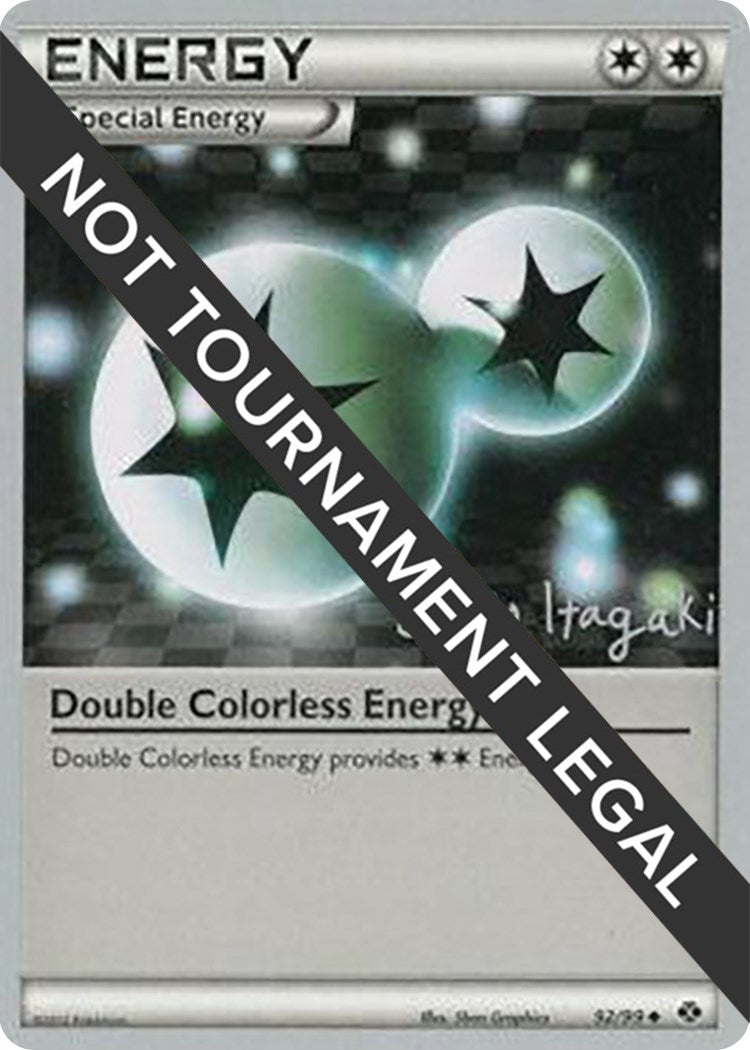 Image for Double Colorless Energy - 2012 (Shuto Itagaki) (92/99) [World Championship Decks] - Pokemon