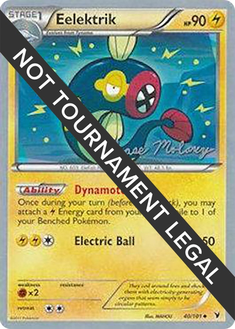 Image for Eelektrik - 2012 (Chase Moloney) (40/101) [World Championship Decks] - Pokemon