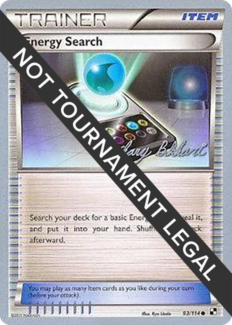 Image for Energy Search - 2012 (Zachary Bokhari) (93/114) [World Championship Decks] - Pokemon