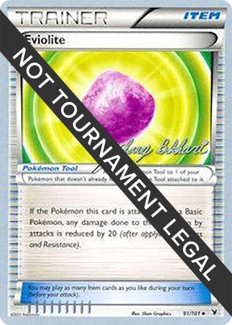 Image for Eviolite - 2012 (Zachary Bokhari) (91/101) [World Championship Decks] - Pokemon
