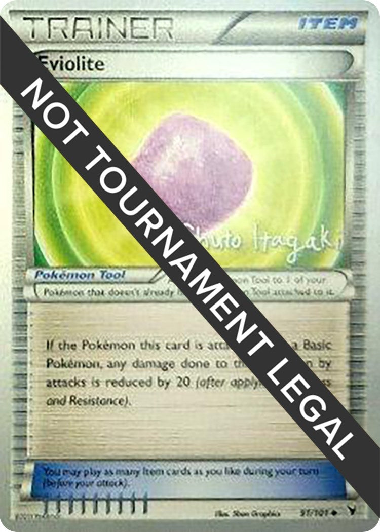Image for Eviolite - 2012 (Shuto Itagaki) (91/101) [World Championship Decks] - Pokemon