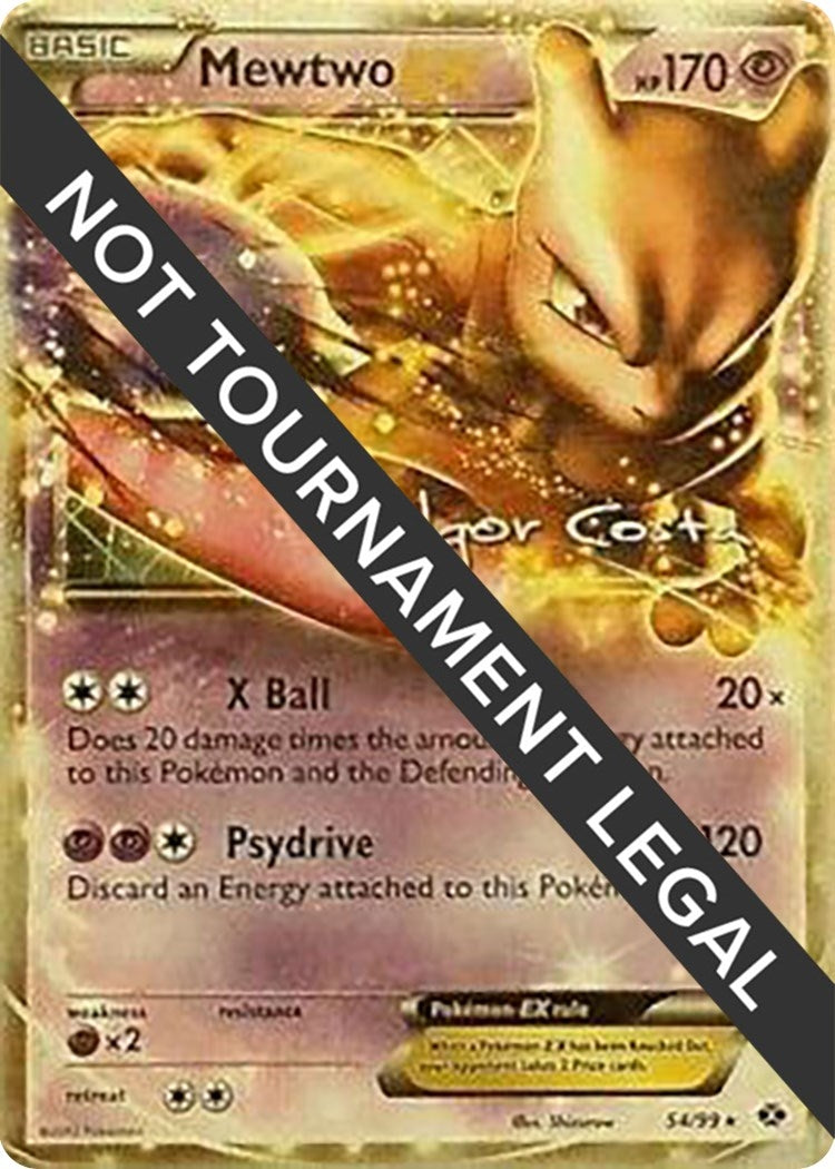 Image for Mewtwo EX - 2012 (Igor Costa) (54/99) [World Championship Decks] - Pokemon