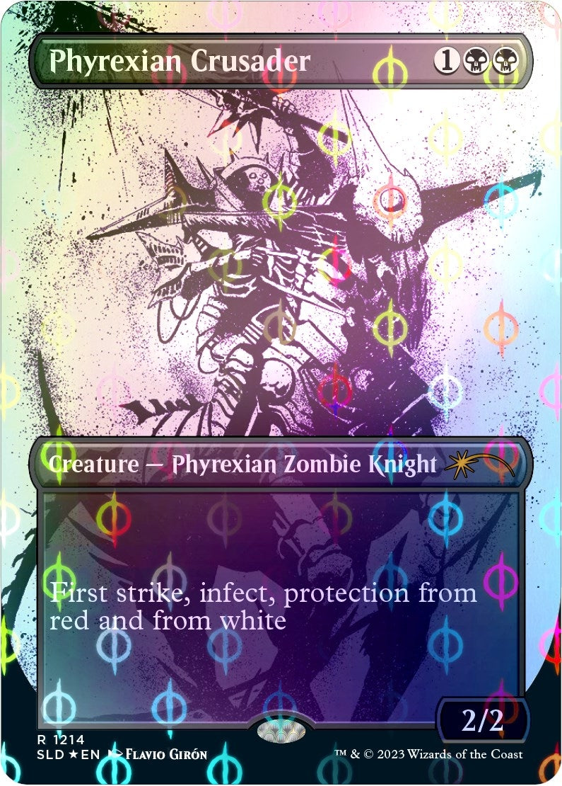 Image for Phyrexian Crusader (Step-and-Compleat Foil) (1214) [Secret Lair Drop Series] - Magic: The Gathering