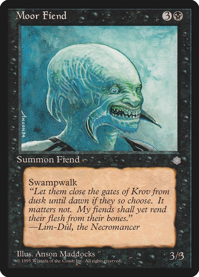 Image for Moor Fiend [Ice Age] - Magic: The Gathering