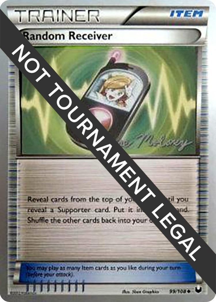 Image for Random Receiver - 2012 (Chase Moloney) (99/108) [World Championship Decks] - Pokemon