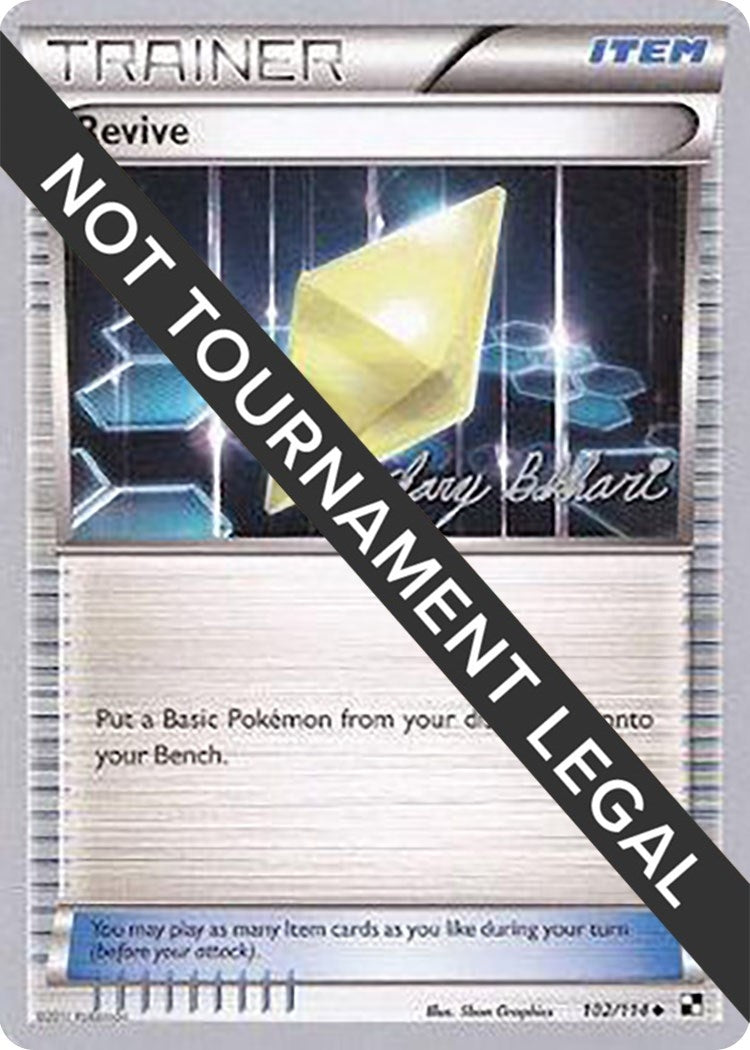 Image for Revive - 2012 (Zachary Bokhari) (102/114) [World Championship Decks] - Pokemon