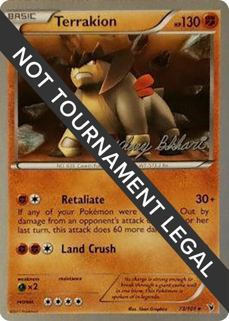 Image for Terrakion - 2012 (Zachary Bokhari) (73/101) [World Championship Decks] - Pokemon