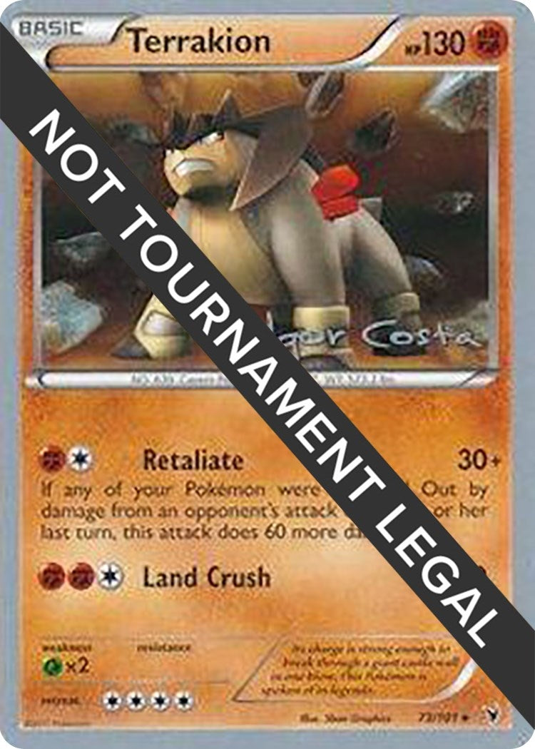 Image for Terrakion - 2012 (Igor Costa) (73/101) [World Championship Decks] - Pokemon