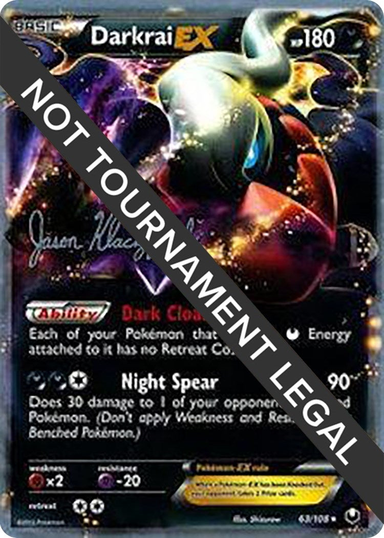 Image for Darkrai EX - 2013 (Jason Klaczynski) (63/108) [World Championship Decks] - Pokemon