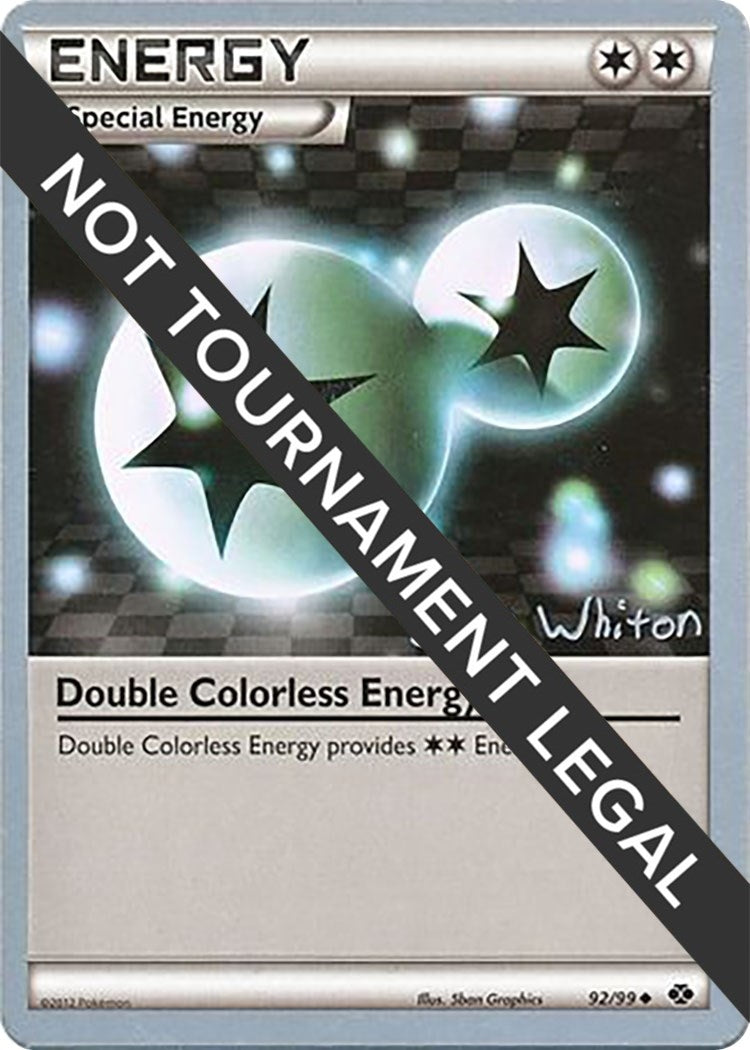 Image for Double Colorless Energy - 2013 (Ian Whiton) (92/99) [World Championship Decks] - Pokemon