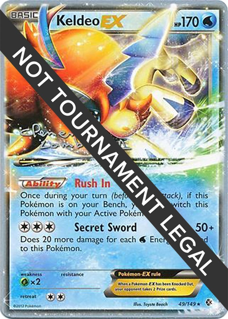 Image for Keldeo EX - 2013 (Clement Lamberton) (49/149) [World Championship Decks] - Pokemon