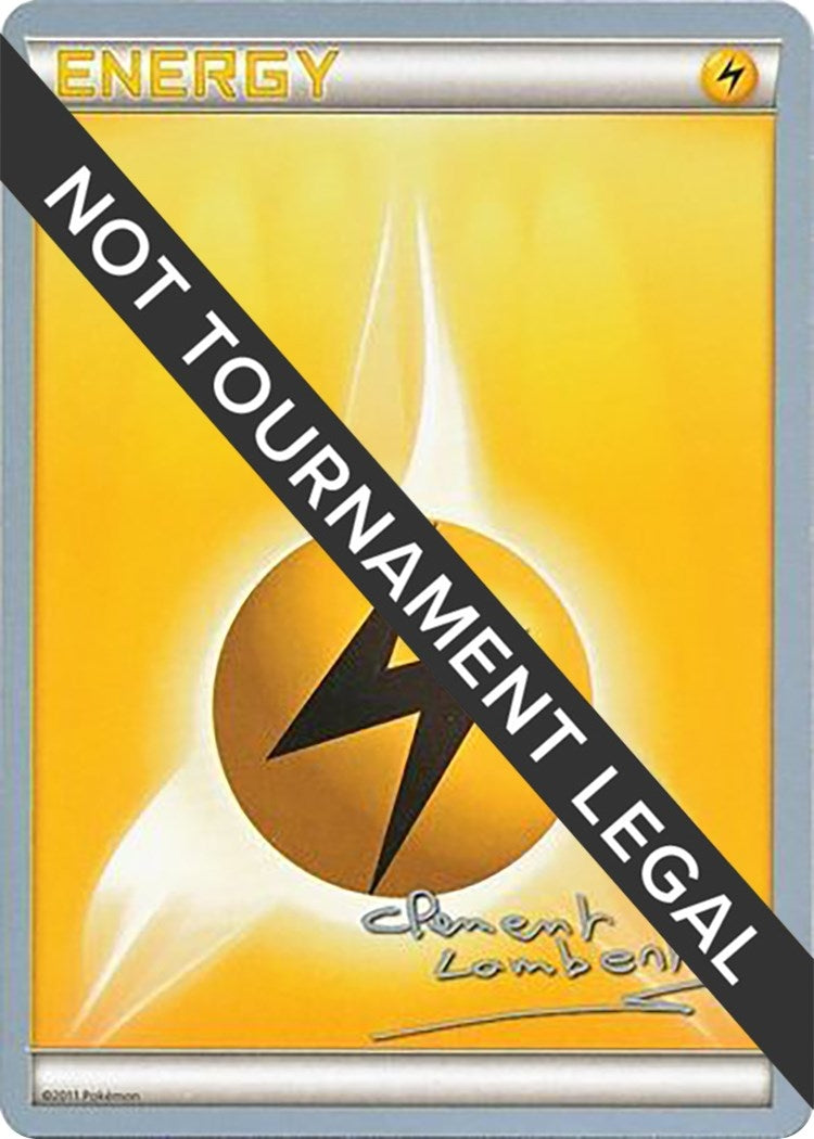 Image for Lightning Energy - 2013 (Clement Lamberton) [World Championship Decks] - Pokemon