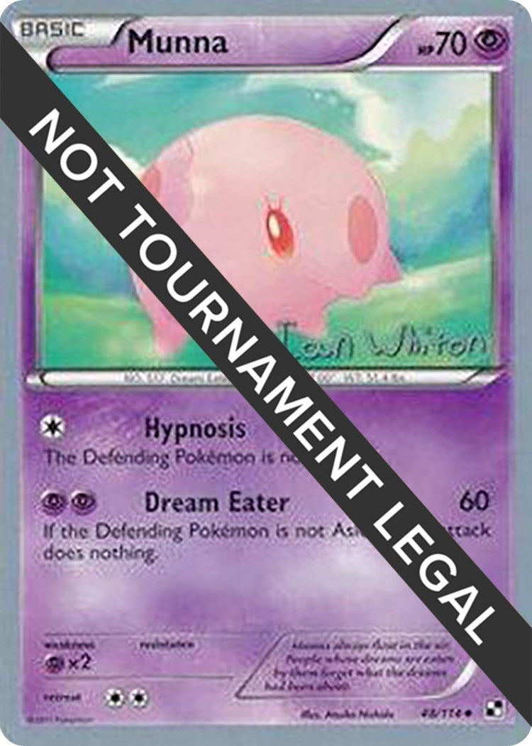 Image for Munna - 2013 (Ian Whiton) (48/114) [World Championship Decks] - Pokemon