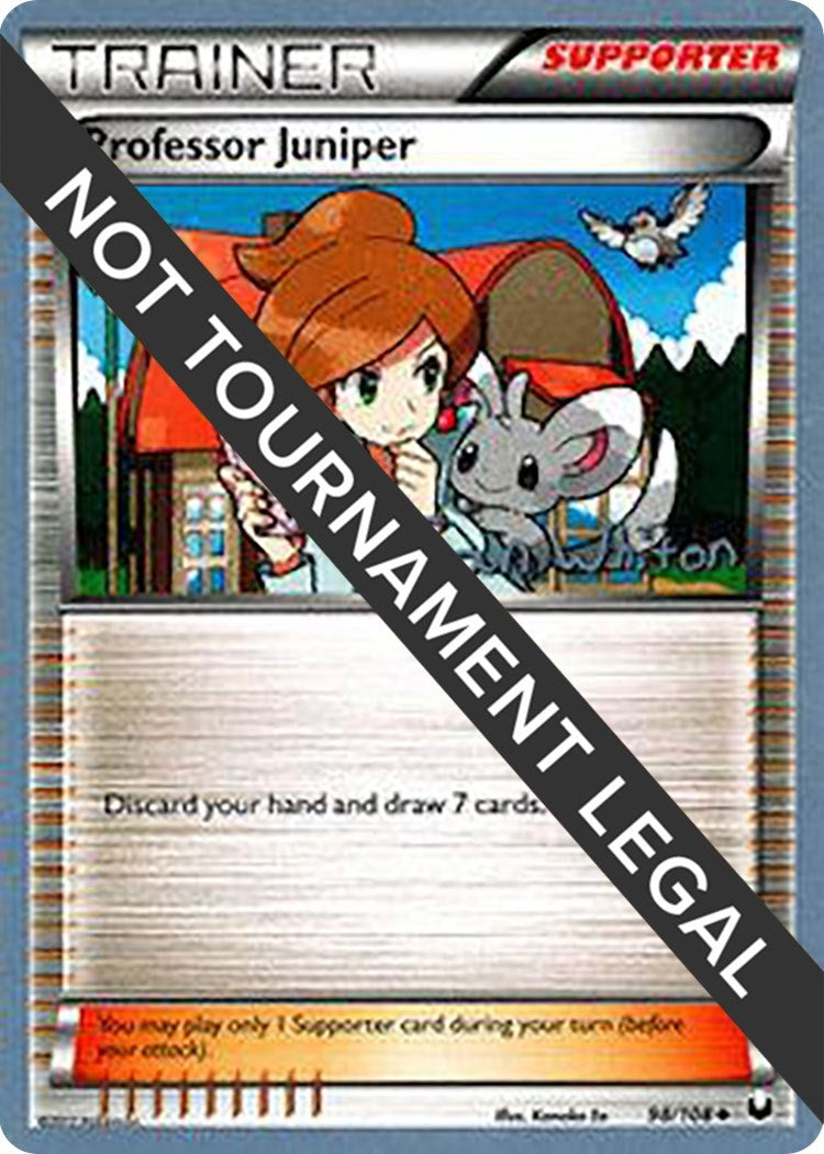 Image for Professor Juniper - 2013 (Ian Whiton) (98/108) [World Championship Decks] - Pokemon
