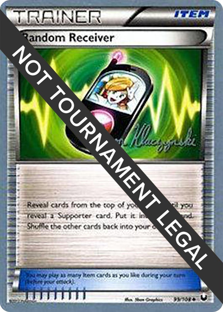 Image for Random Receiver - 2013 (Jason Klaczynski) (99/108) [World Championship Decks] - Pokemon