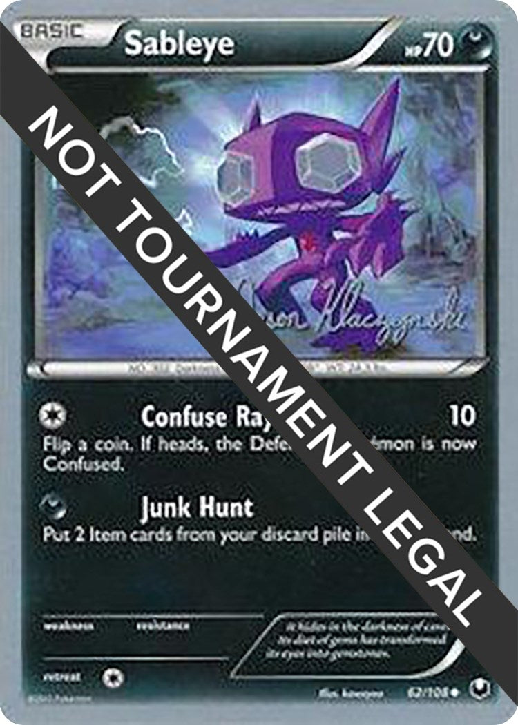 Image for Sableye - 2013 (Jason Klaczynski) (62/108) [World Championship Decks] - Pokemon