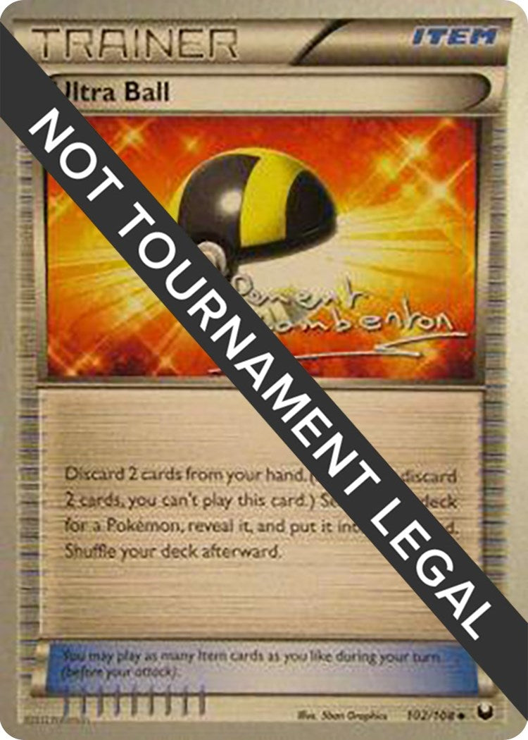 Image for Ultra Ball - 2013 (Clement Lamberton) (102/108) [World Championship Decks] - Pokemon