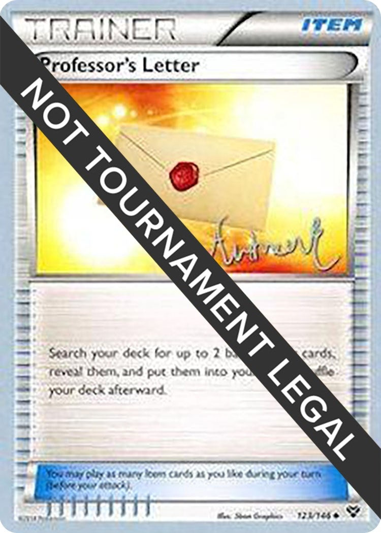 Image for Professor's Letter - 2014 (Andrew Estrada) (123/146) [World Championship Decks] - Pokemon